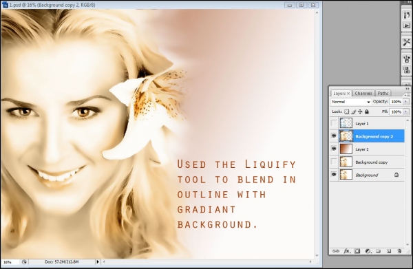Creation of Love In Her Eyes....: Step 11